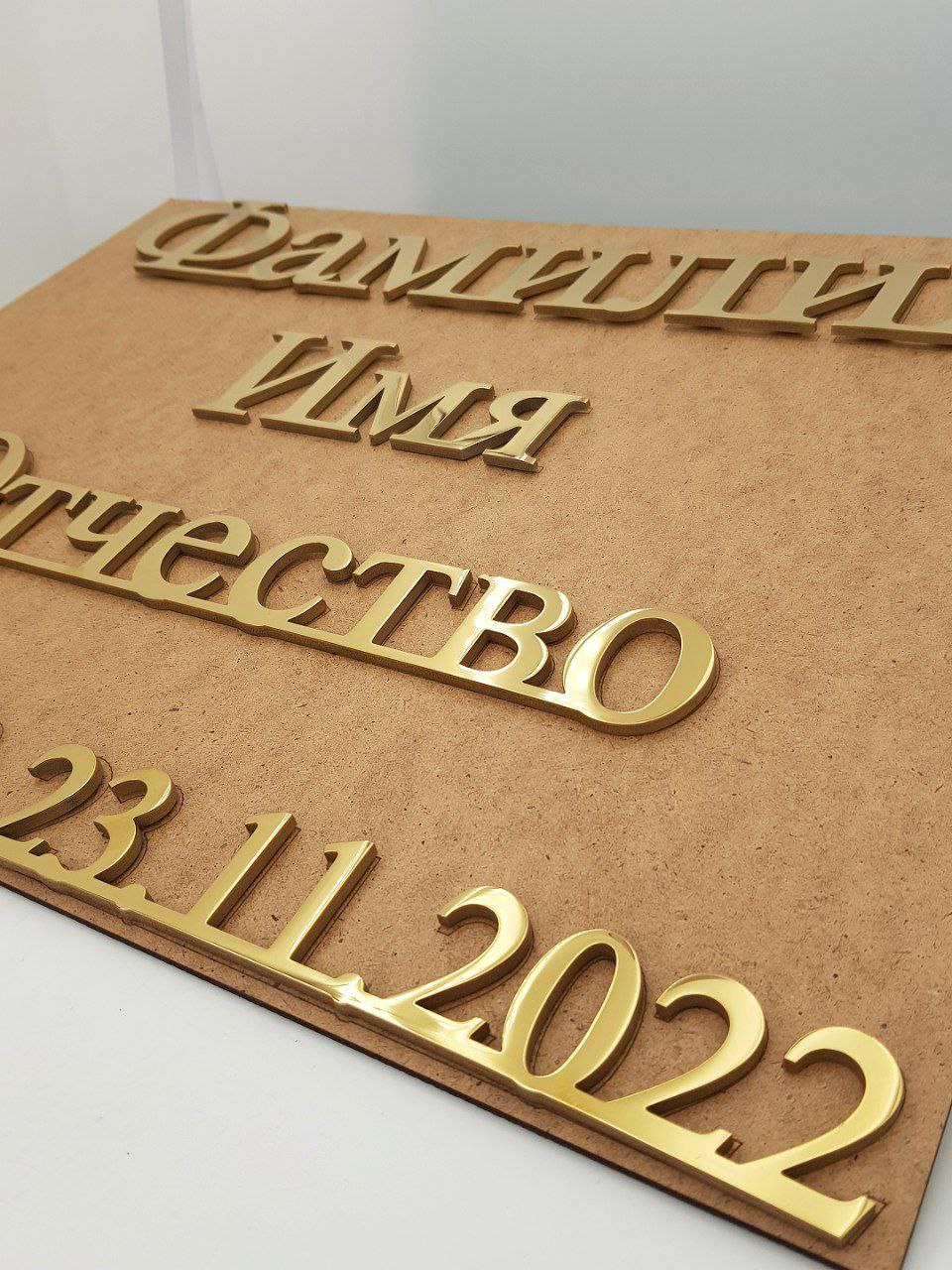 Металлические буквы