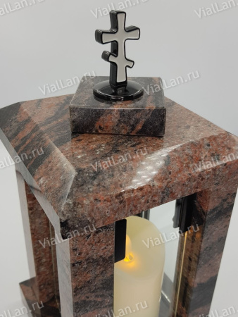 Лампада прямая (Гранит Аврора) арт:1721