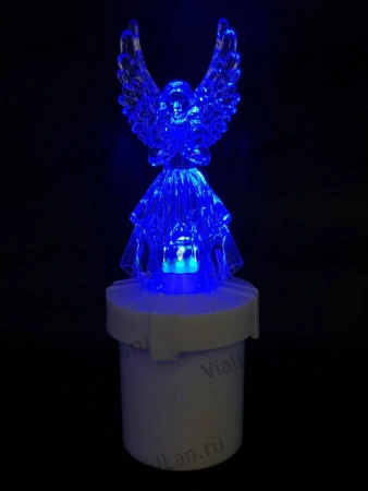 Свеча лампады электрическая Ангел (Время горения 45 дней, в упаковке 12 шт.) арт:2009