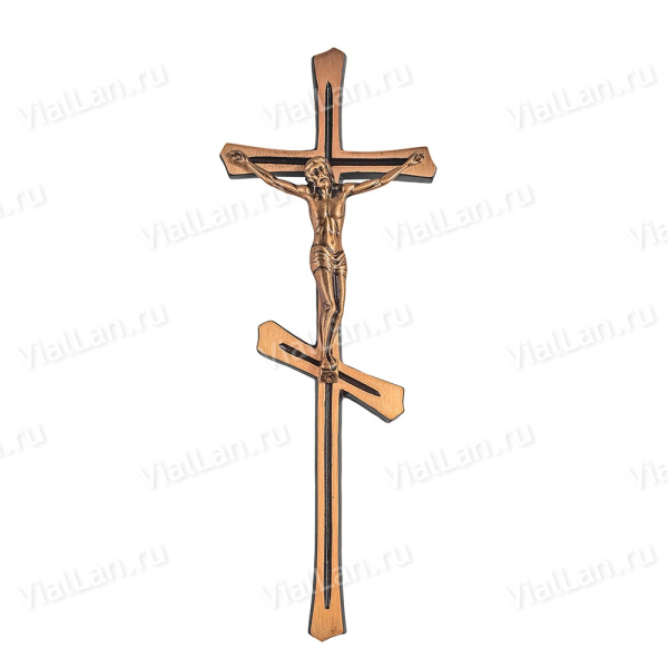 Крест BK 38 (20*8, Бронза, цвет Бронза, Православный) арт:810