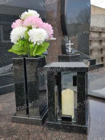 Лампада прямая (Гранит Габбро, Карелия) арт:1305