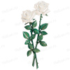 Цветы Ц2 КБ Ст Роза белая  (35*15, композит + стекловолокно, Цветы) арт:885