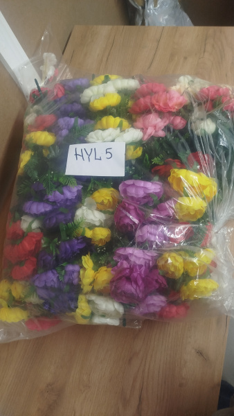 Цветы одиночные HYL 5 mix 40 шт./ упарт:2424