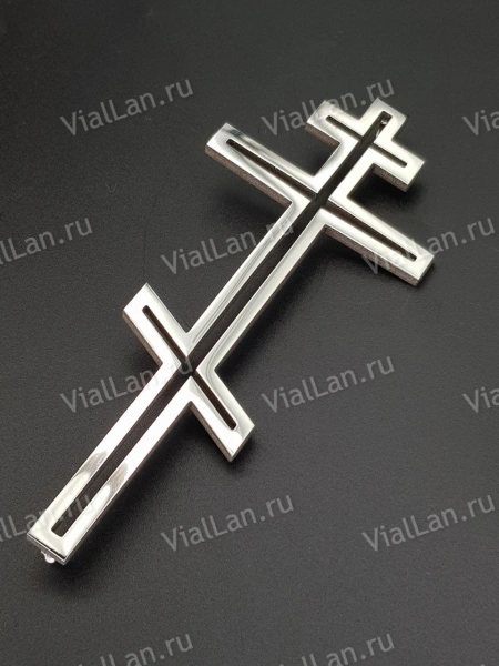 Крест Д 106 (15*6.5 см. нержавеющая сталь AISI 304)арт:2366