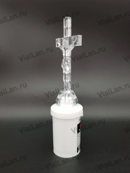 Свеча для лампады электрическая Крест (Время горения 45 дней, в упаковке 12 шт.) арт:2008