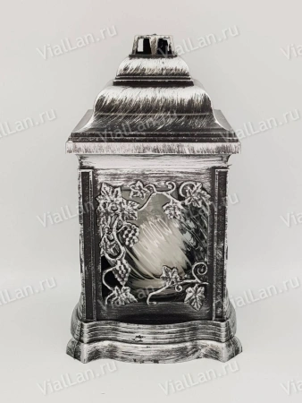 Лампада KAT 207 Wl  SR (28*15*15, материал Пластик, цвет серебро) в упаковке 6 штук  арт:1921