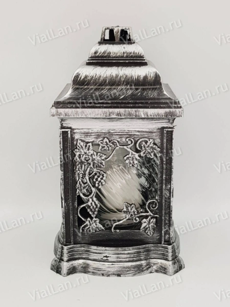 Лампада KAT 207 WI SR (28*15*15, материал Пластик, цвет серебро) в упаковке 6 штук  арт:1921