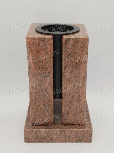 Ваза Талия (23*15*15, гранит Винга, с вкладышем) арт:2073