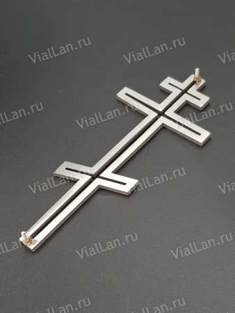 Крест Д 106 (15*6.5 см. нержавеющая сталь AISI 304)арт:2366