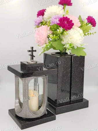 Лампада Новая Классика (Габбро, Серебро) арт:1758