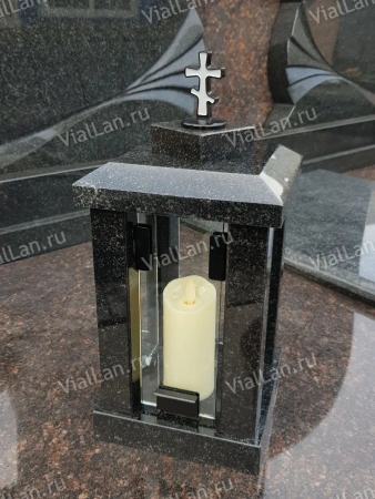 Лампада прямая (Гранит Габбро, Карелия) арт:1305