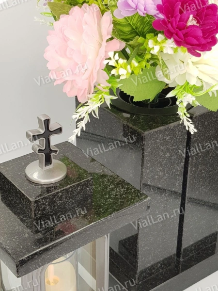 Лампада Новая Классика (Габбро, Серебро) арт:1758