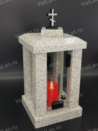 Лампада прямая (Гранит Мансуровский) арт:1723