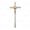 Крест K23 P4 (42*18, Бронза, цвет Темное золото, Католический) арт:846