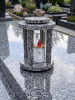 Лампада МЕМОРИ КРУГЛАЯ (25*18 см., Гранит Покост) арт:2946