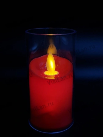 Свеча лампады электрическая D11 (Красная) арт:1657