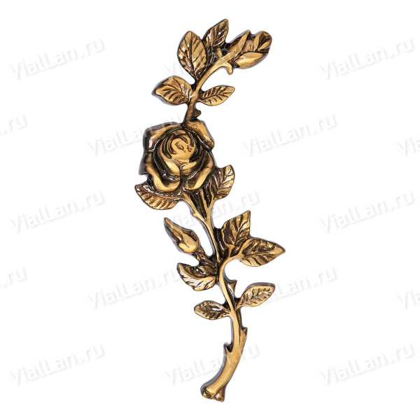 Цветы D1 (20*8, цвет Темное золото) арт:891