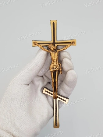 Крест V1 P1 (16*6,5, Бронза, цвет Бронза, Православный) арт:1029