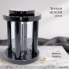 Лампада МЕМОРИ круглая (25*18 см, Гранит Габбро) арт:2903