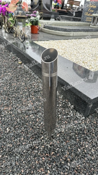 Ваза СТАНДАРТ (35*5, ножка 20, Сталь нержавеющая) арт:1648