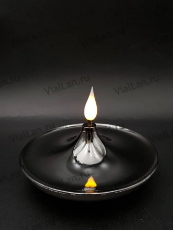 Свеча лампады электрическая Капля (Время горения 30 дней, в упаковке 6 шт.) арт:2099