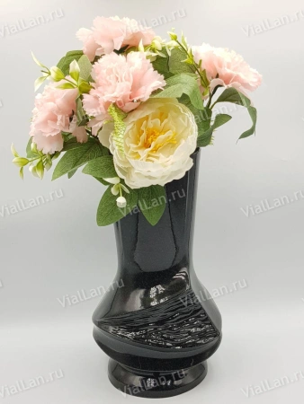 Ваза #4 (30*13, цвет Габбро, материал Полимер) арт:1892