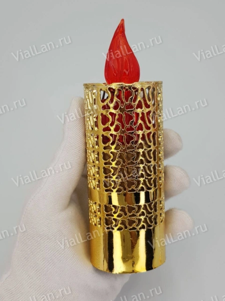 Свеча для лампады электрическая Zol (Время горения 30 дней, в упаковке 15 шт.) арт:1999