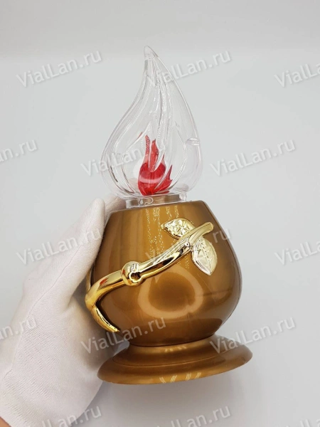 Свеча для лампады электрическая Ого зол (Время горения 30 дней, в упаковке 6 шт.) арт:1996