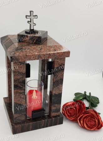 Лампада прямая (Гранит Аврора) арт:1721