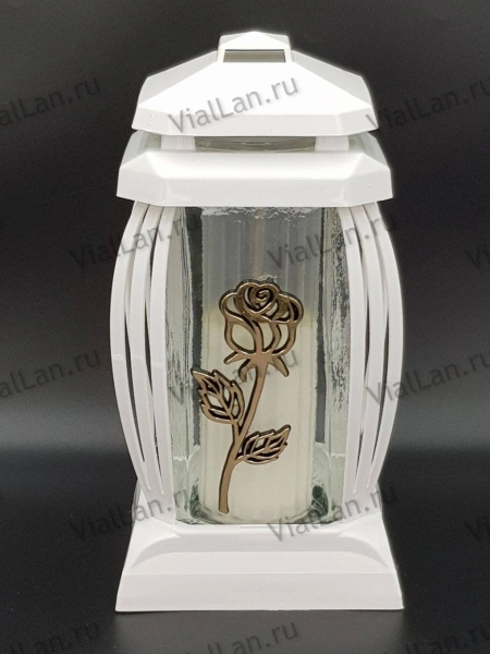 Лампада стеклянная Prima 1 A (материал Пластик+Стекло, цвет белый) в упаковке 6 штук  арт:1956