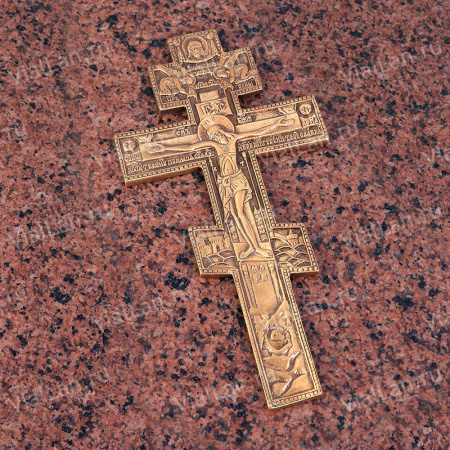 Крест BK 30 (26*12, Бронза, цвет Бронза, Православный) арт:798