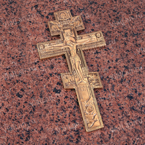 Крест BK 30 (26*12, Бронза, цвет Бронза, Православный) арт:798