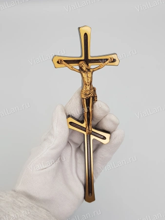 Крест V2 P1 (20*7,5, Бронза, цвет Бронза, Православный) арт:1028