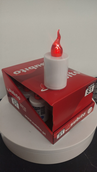 Свеча лампады электрическая S1 301  (в упаковке 12 шт.) арт:2457