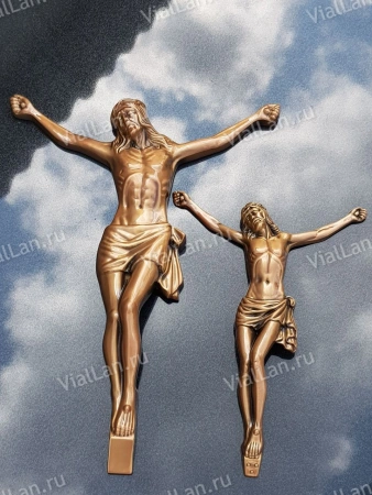 Распятие Viallan (35*26, 5см, материал Бронза, цвет Бронза, Католическое) арт:1616