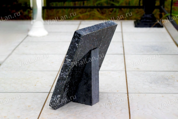 Рамка Гранитная (Квадрат, Гранит Айс-Тундра, 26*32, медальон 18*24) арт:1788