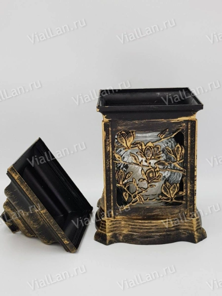 Лампада KAT 207 zl (28*15*15, материал Пластик, цвет бронза) в упаковке 6 штук  арт:1922