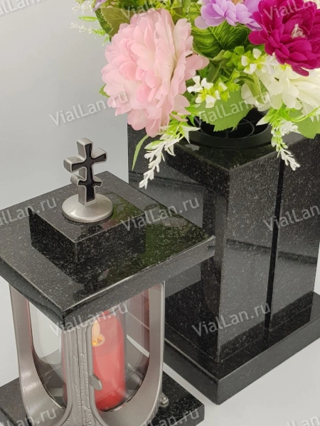 Лампада Новая Классика (Габбро, Серебро) арт:1758