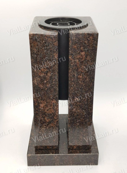 Ваза Талия (28*15*15, гранит Дымовский, с вкладышем) арт:2076