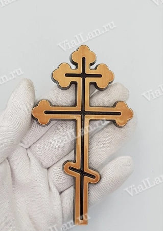 Крест V4 (12*7, Бронза, Православный) арт:1507