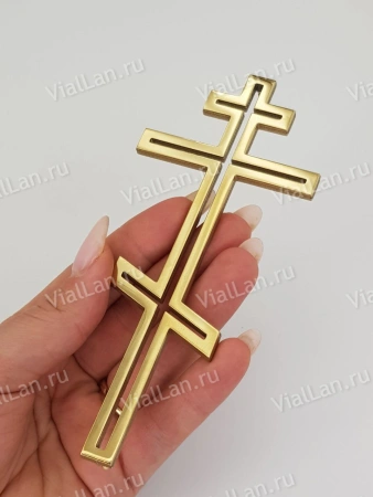 Крест Д 106 (15*6.5 см. нержавеющая сталь AISI 304, с покрытием Нитрид титана)арт:2365